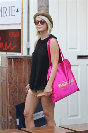 Julianne Hough shopping in St Barts 1/3/13  