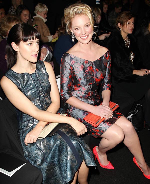 Katherine Heigl REVLON Sponsors J Mendel for NY Fashion Week Fall/Winter 2013 February 13, 2013