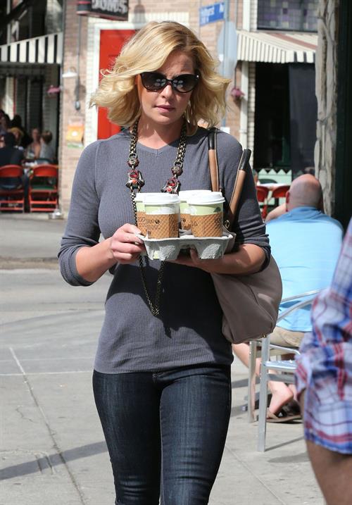 Katherine Heigl leaving Little Dom's restaurant Los Feliz October 6, 2012 