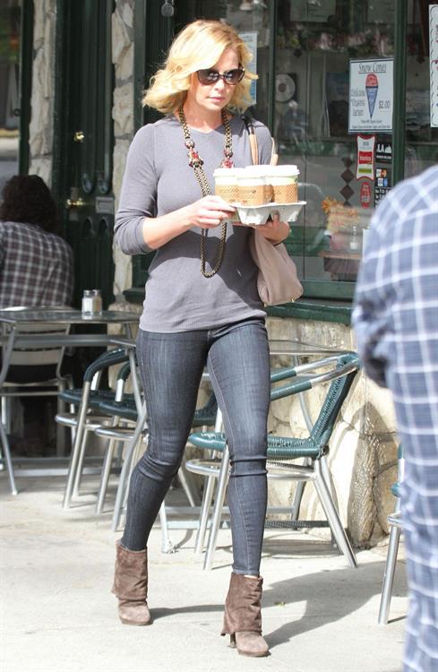 Katherine Heigl leaving Little Dom's restaurant Los Feliz October 6, 2012 