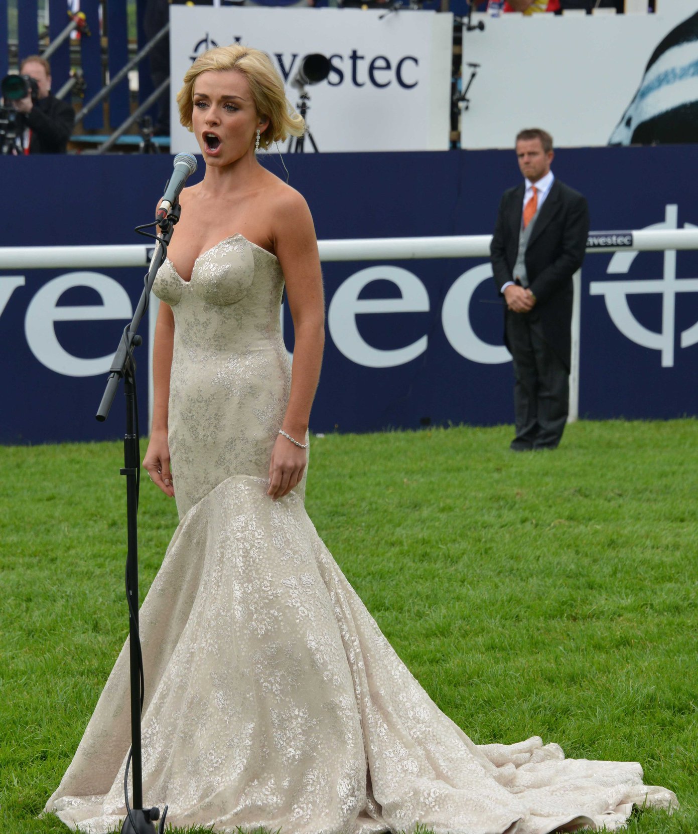 Katherine Jenkins - Investec Derby Festival in Epsom England (June 2, 2012)