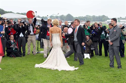 Katherine Jenkins - Investec Derby Festival in Epsom England (June 2, 2012)