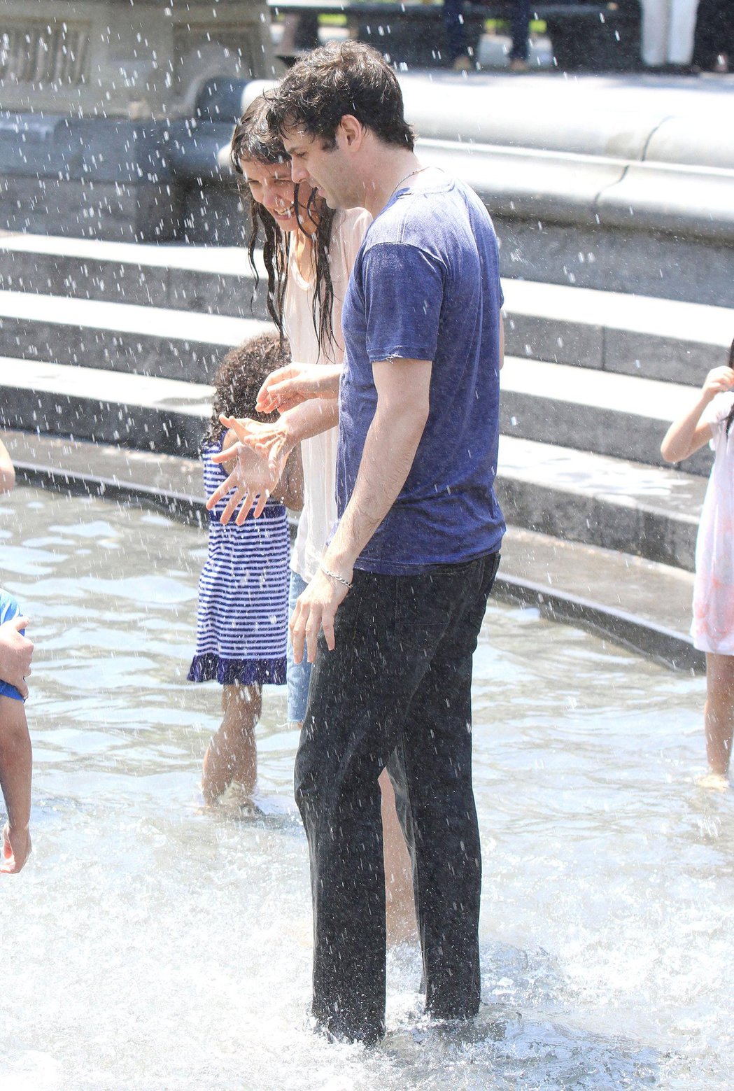 Katie Holmes Films  Mania Days  in Washington Square Park (May 21, 2013) 
