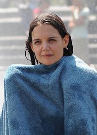 Katie Holmes Films  Mania Days  in Washington Square Park (May 21, 2013) 