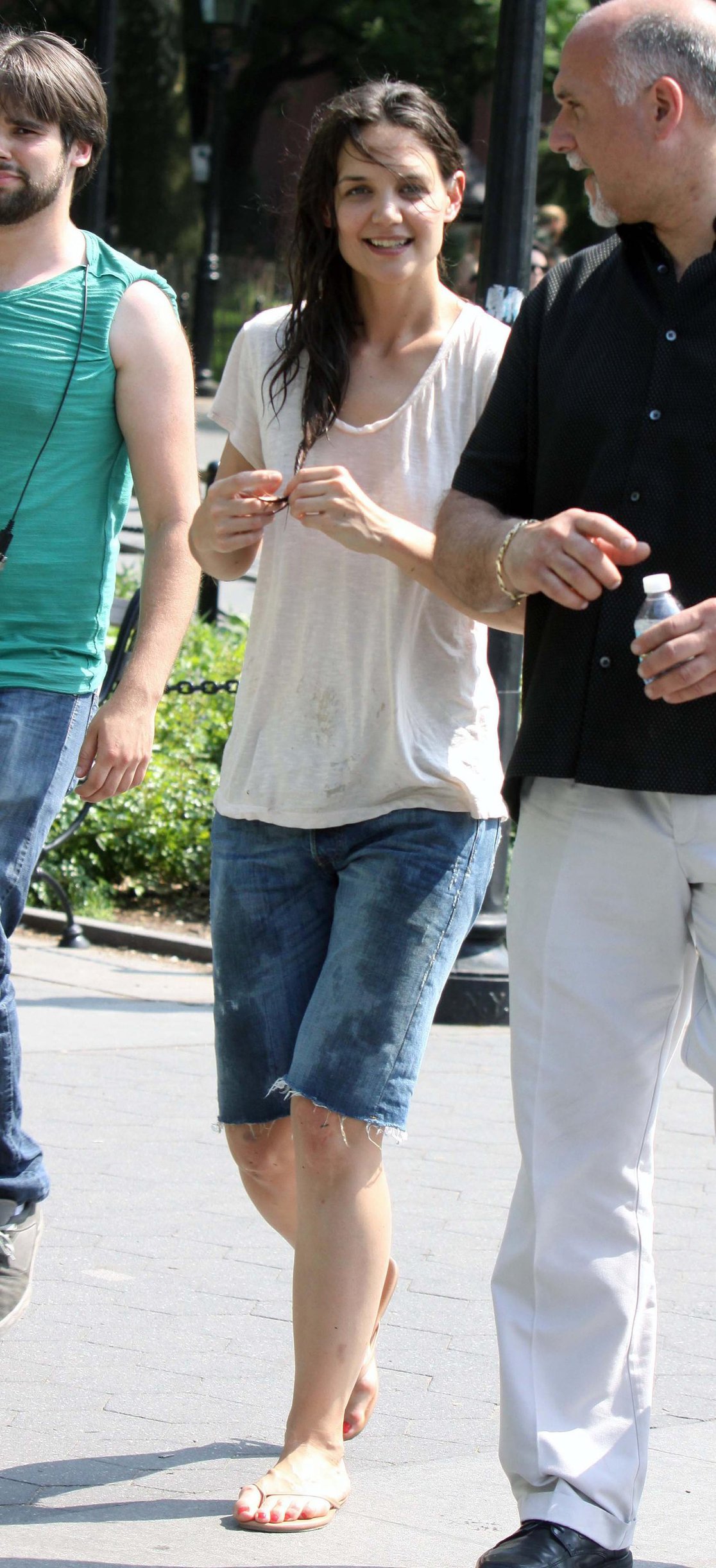 Katie Holmes Films  Mania Days  in Washington Square Park (May 21, 2013) 