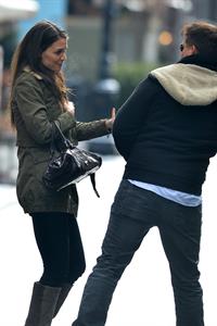 Katie Holmes out and about in New York City on January 26, 2013
