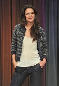 Katie Holmes Late Night with Jimmy Fallon in New York 11/15/12 