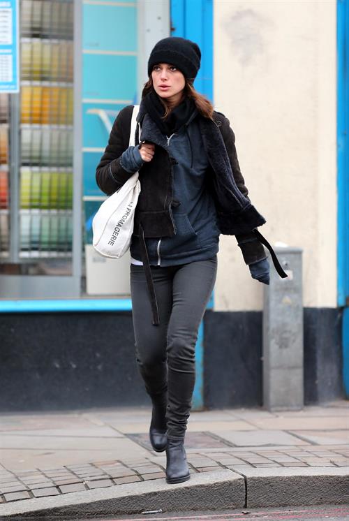 Keira Knightley out and about in London 2/6/13 