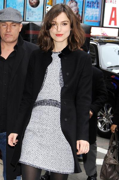 Keira Knightley at Good Morning America in New York City 11/8/12