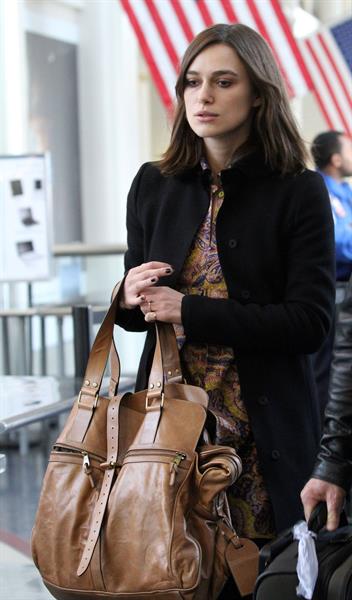 Keira Knightley At LAX Airport - November 10, 2012