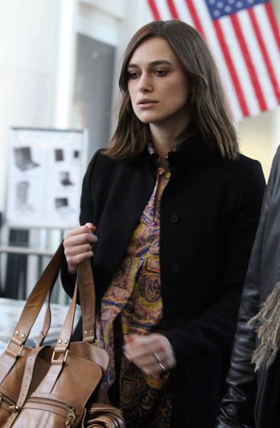 Keira Knightley At LAX Airport - November 10, 2012