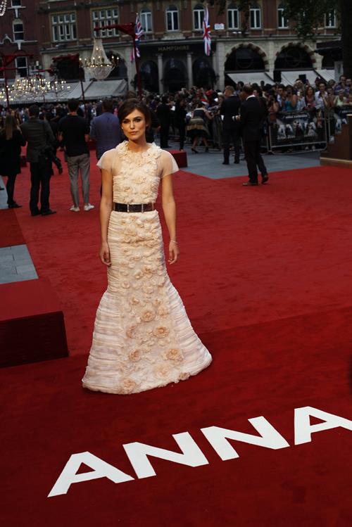 Keira Knightley attending the 'Anna Karenina' UK Premiere - September 4, 2012