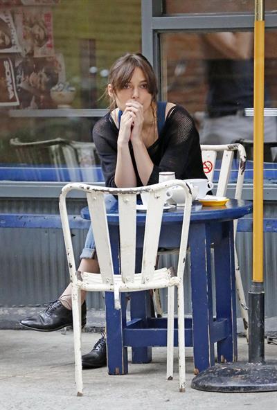 Keira Knightley -  Can A Song Save Your Life  set candids in New York City, July 9, 2012