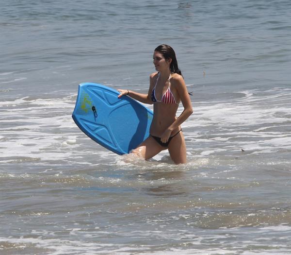 Kendall Jenner bikini candids in Malibu on July 4, 2013
