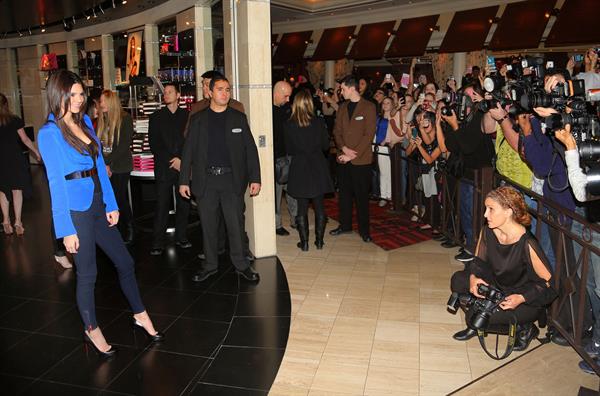 Kendall Jenner hosts 1st fan meet and greet at Kardashian Khaos in Vegas 12/15/12 