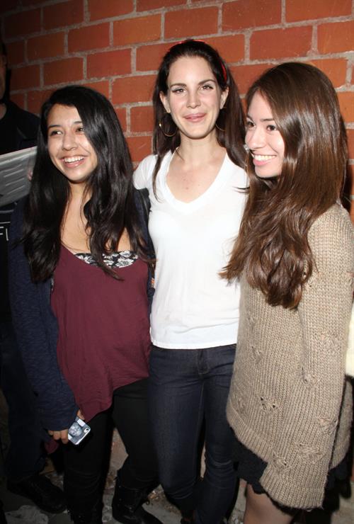 Lana Del Rey Ride music video premiere in Santa Monica 10/10/12 