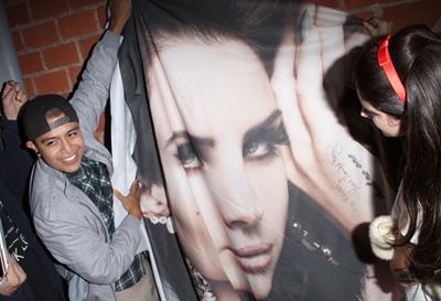 Lana Del Rey Ride music video premiere in Santa Monica 10/10/12 