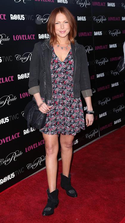 Laura Prepon at the premiere of  Lovelace , Hollywood, Aug 5, 2013