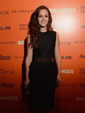 Leighton Meester - Screening of 'The Oranges' in N.Y. - September 14, 2012