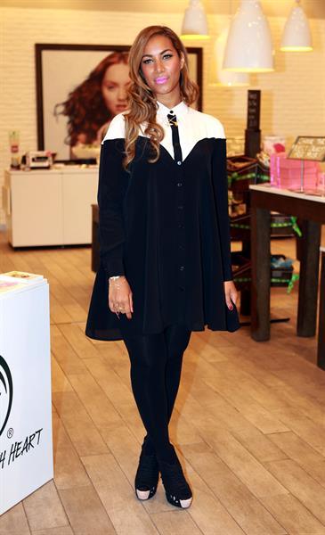 Leona Lewis Makes A Personal Appearance At The Body Shop - London, Mar. 27, 2013 