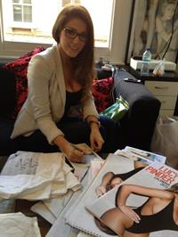 Lucy Pinder in lingerie