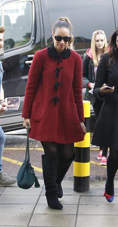 Leona Lewis Real Radio in Manchester - September 19, 2012 