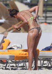 Leryn Franco bikini candids in Miami 11/12/12 
