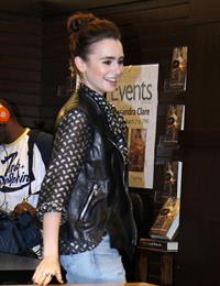 Lily Collins  Clockwork Princess  book release event in Los Angeles - March 21, 2013 