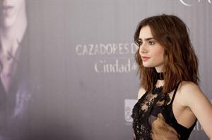 Lily Collins  The Mortal Instruments: City of Bones  Madrid Premiere 8/22/2013 