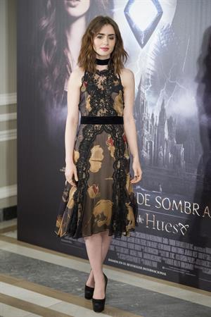 Lily Collins  The Mortal Instruments: City of Bones  Madrid Premiere 8/22/2013 