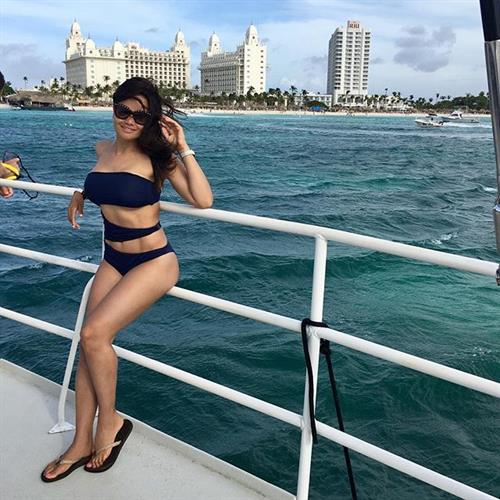 Samantha Sepulveda in a bikini