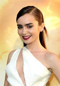 Lily Collins The Mortal Instruments City Of Bones Premiere LA 8/12/2013 