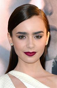 Lily Collins The Mortal Instruments City Of Bones Premiere LA 8/12/2013 
