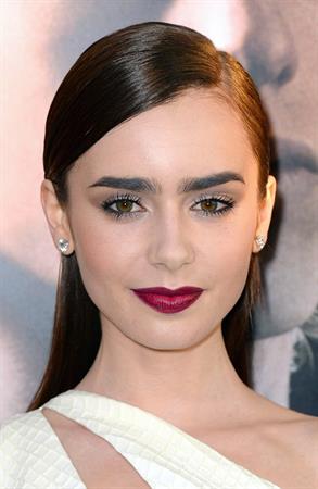 Lily Collins The Mortal Instruments City Of Bones Premiere LA 8/12/2013 
