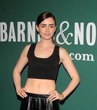 Lily Collins Seventeen Magazine September Cover Issue Celebration - New York, Aug. 6, 2013 