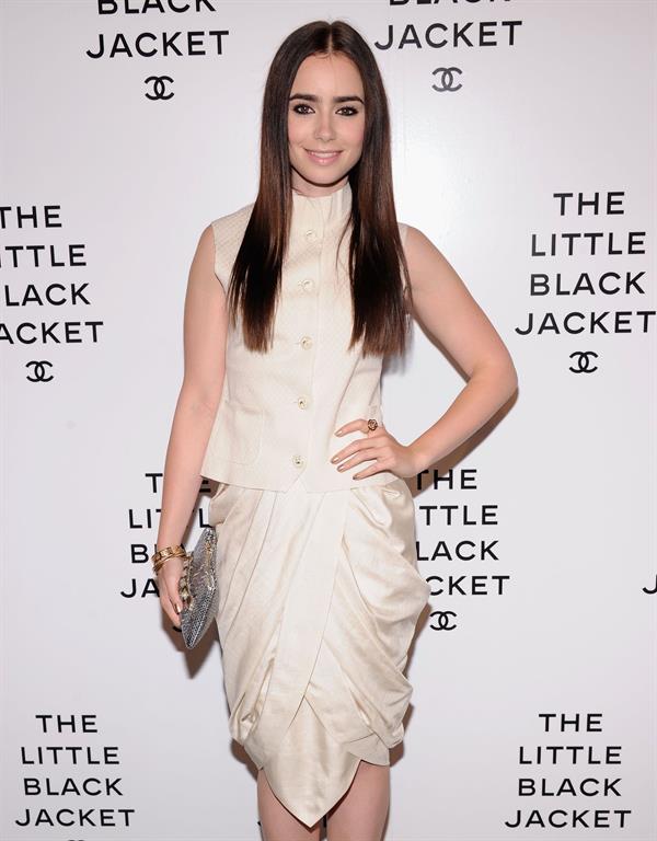 Lily Collins - CHANEL's The Little Black Jacket Event in New York City (June 6, 2012)