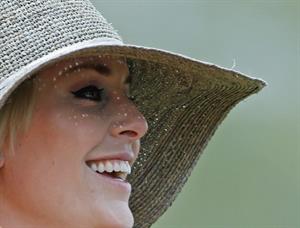Lindsey Vonn First round of the 2013 Masters Tournament at Augusta National Golf Club 11.04.13 