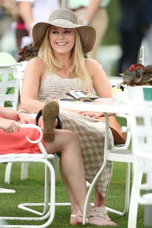 Lindsey Vonn First round of the 2013 Masters Tournament at Augusta National Golf Club 11.04.13 
