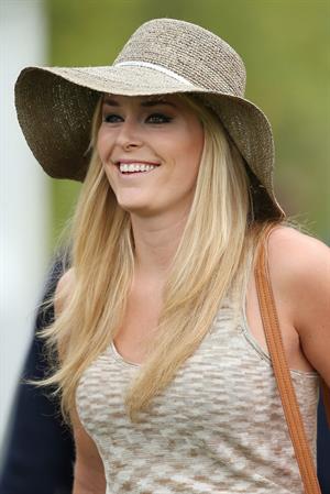 Lindsey Vonn First round of the 2013 Masters Tournament at Augusta National Golf Club 11.04.13 