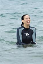 Liv Tyler - wetsuit candids in Hawaii 1/2/13  