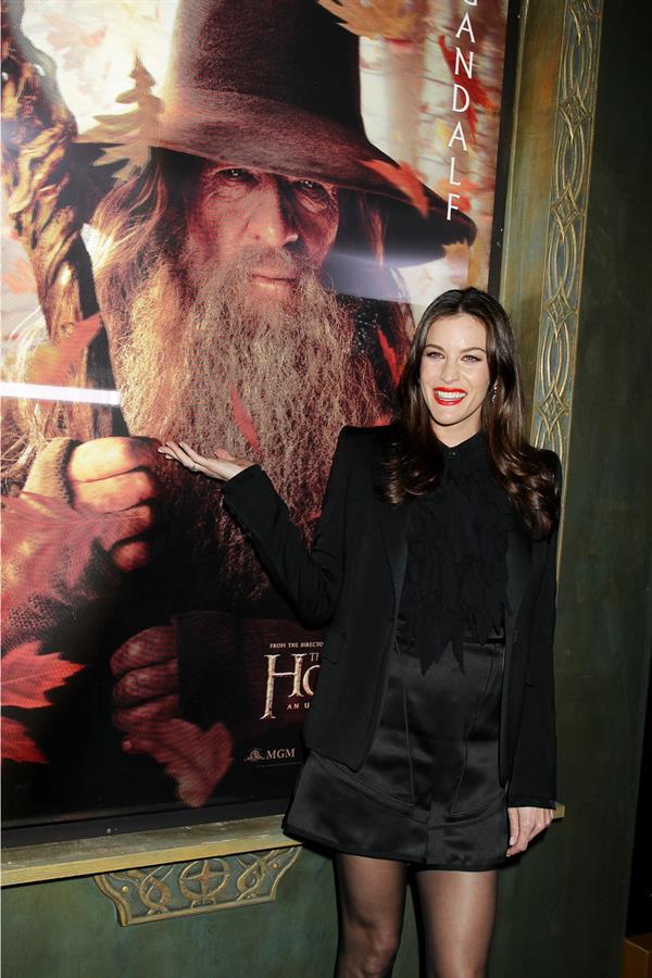 Liv Tyler  The Hobbit  Premiere at the Ziegfeld Theatre New York December 5, 2012 