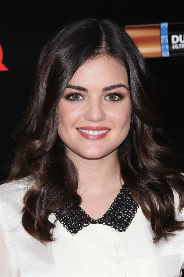 Lucy Hale Power Holiday Smiles campaign NY 11/20/12 
