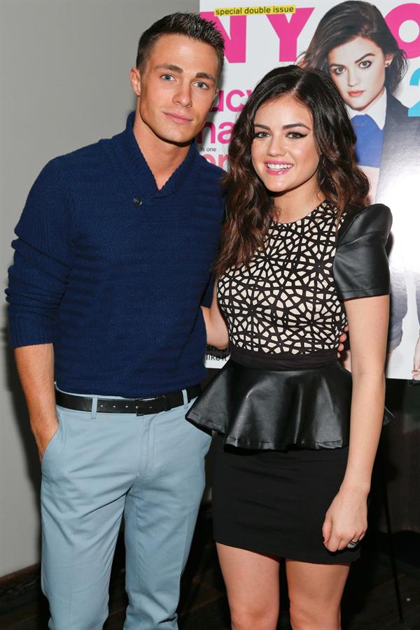 Lucy Hale NYLON celebrates Dec/Jan Cover Star Lucy Hale in Los Angeles 12/7/12 