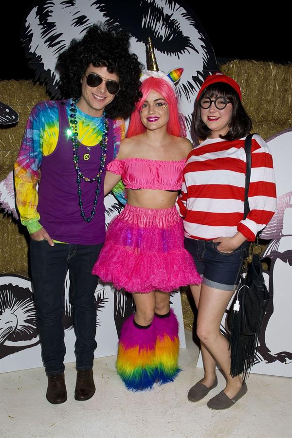Lucy Hale 2012 Just Jared Halloween party in Hollywood 10/27/12