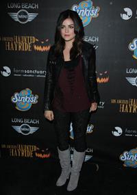 Lucy Hale 4th annual Haunted Hayride LA 10/7/12 