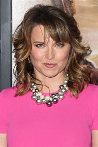 Lucy Lawless U.S.Premiere Screening of Spartacus War of the Damned' at Regal Cinemas in LA on January 22, 2013