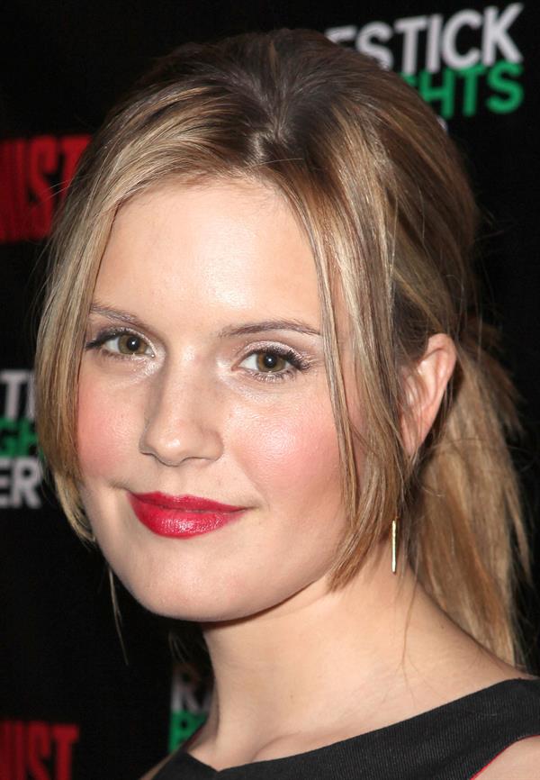 Maggie Grace 'The Revisionist' opening night in New York 2/28/13 