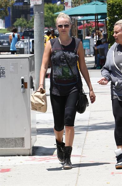 Malin Akerman out and about in Beverly Hills on May 31, 2013