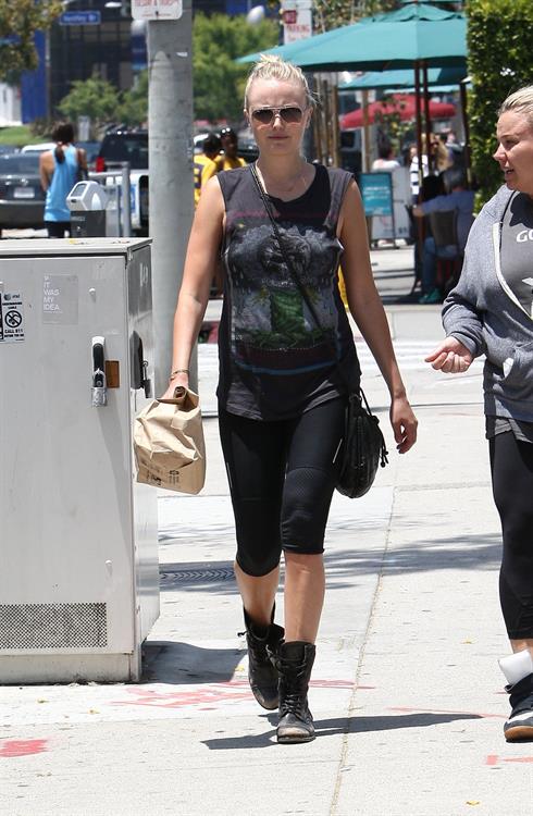 Malin Akerman out and about in Beverly Hills on May 31, 2013