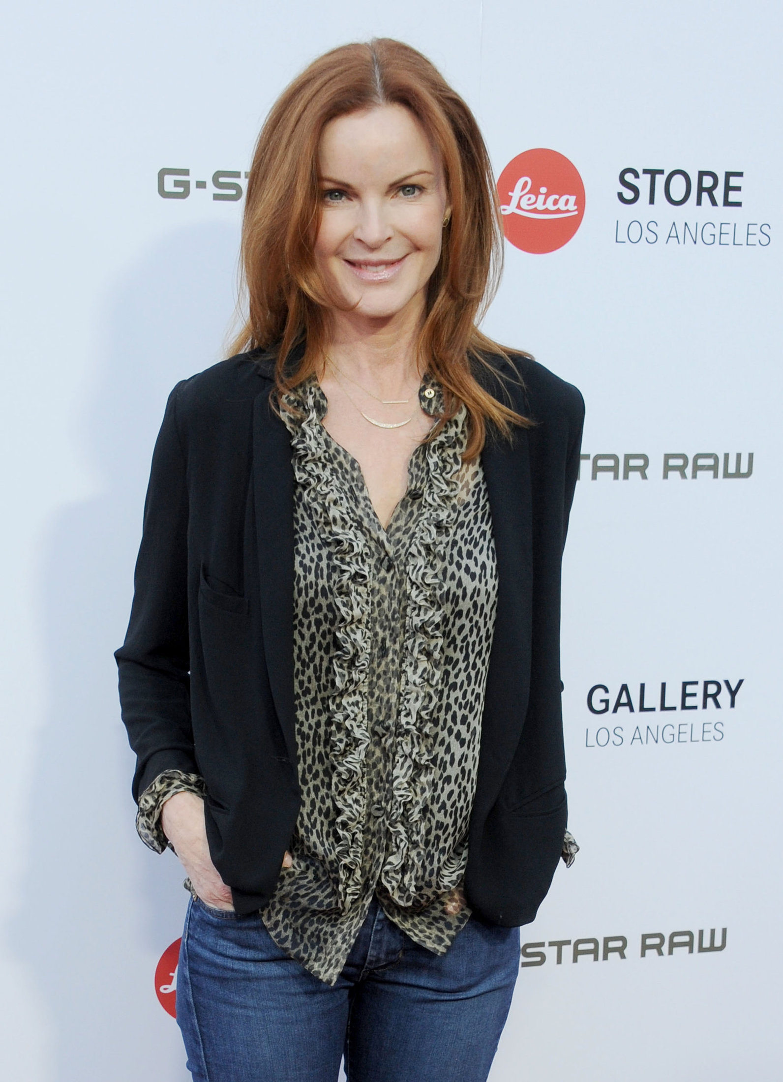 Marcia Cross G-Star RAW unveils RAW Leica at the Leica Store Opening on June 20, 2013